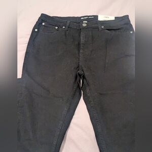 ON 34th Black High Rise Skinny Jeans Womens 12 Short Stretch